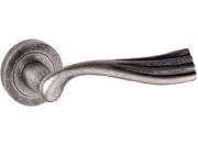 Atlantic Old English Richmond, Distressed Silver Door Handles - OE-110 DS (sold in pairs)